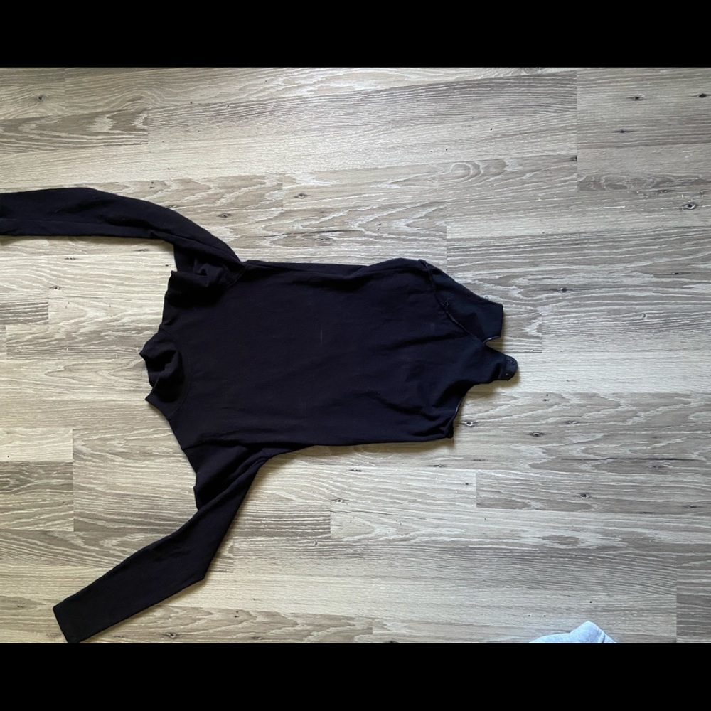 Brandy Melville Black Turtleneck Bodysuit